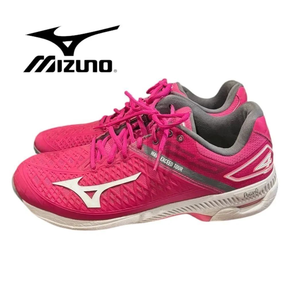 Mizuno Women's Wave Exceed Tour 4 All Court Pink Tennis Shoes Sneakers 11